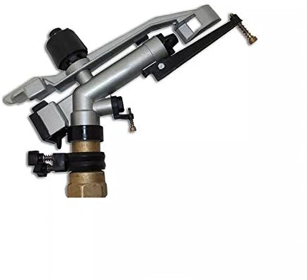 Cannone per irrigazione a lungo raggio | Angolo di irrigazione regolabile | Portata da 16 a 29 MTS | Pressione di esercizio da 1,5 a 5 bar | Connessione 1 1/4 Femmina | Irrigatore a pistola a pioggia