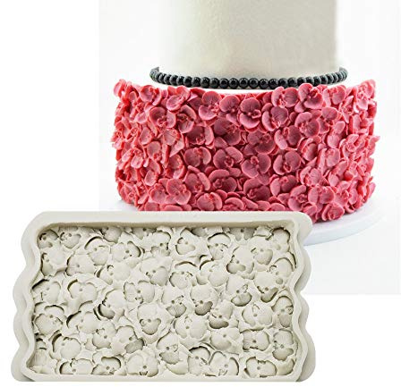 RTSP Molde De Fondant De Silicona Para Pastel Phalaenopsis Floretes Flor Fondant Pastel De Silicona Decoración De Encaje Molde Para Hornear