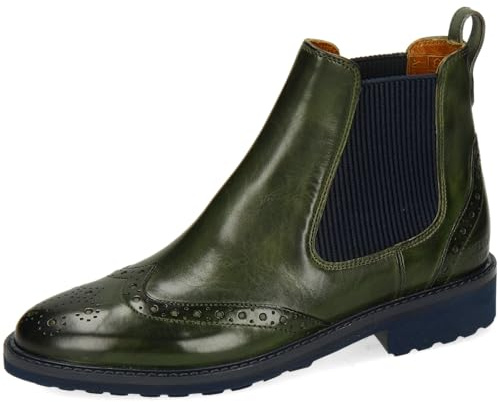 Melvin & Hamilton Selina 29, Botas Cortas al Tobillo Mujer, Verde, 37 EU Ancho