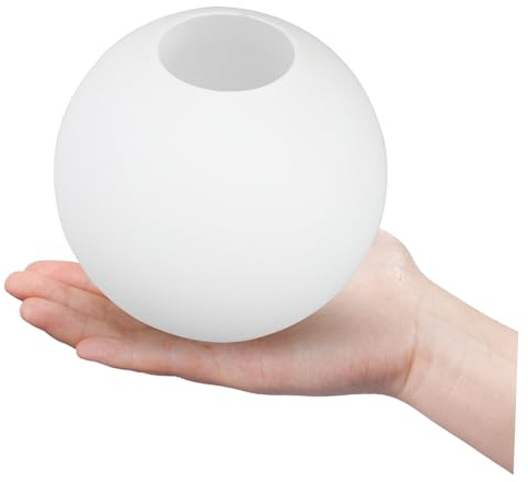 Luxshiny Abat-Jour Globe En Verre Mat Sphérique 5.5 Cm Couvercle De Lampe Pour Lustre Plafonnier Suspension Éclairage Intérieur Chambre Salon