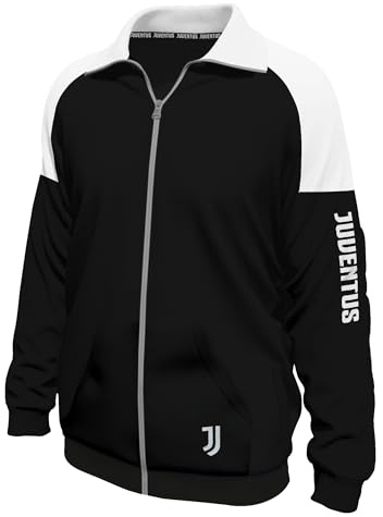hermet Juventus Maglia Uomo in 100% Cotone French Terry 2 Modelli Prodotto Ufficiale
