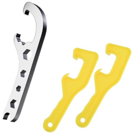 Lnfxkvva 3Pcs Plastic Bucket Lid Opener 5 Gallon Paint Can Opener Lid Wrench Metal Can Opener for Home Industrial