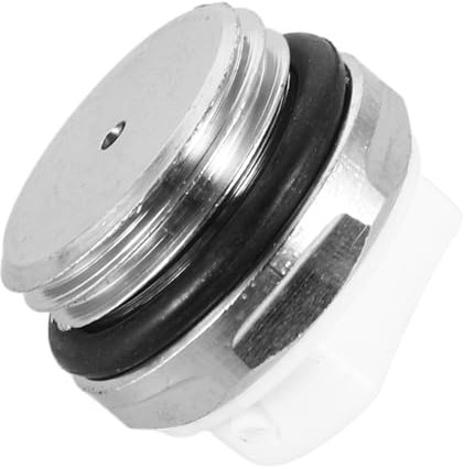 Hoement Exhaust Valve for Radiators Metal Radiator Valve Cap Air Bleed Valve Adapter