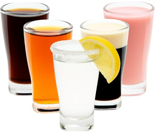 AIOS Shot Glass Made from Unbreakable Tritan Plastic 25ml (12)