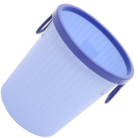 TINEASUR 2 Pièces Poubelle Rond Récipient Seau à Déchets Corbeille à Ordures Corbeille à Papier Pour Le Bureau Bleuissement Pot Pouvez Congélateur Blugocce Corbeille De Bureau Violet,mauve