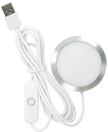 Okeeyseda Kit de Lámpara LED DIY: Solo Accesorios de Hardware, NO Piezas Impresas en 3D, Proyecto de Iluminación Personalizado de Bajo Consumo y Luz Brillante