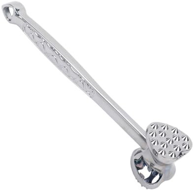 Ablandador de carne de cocina, herramienta de carne de cocina, textura metálica, martillo multifuncional para entusiastas culinarios