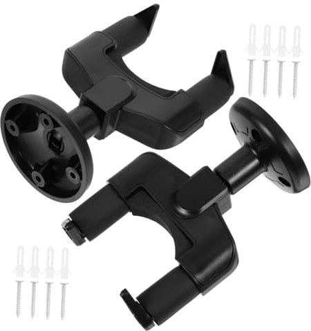 TOYANDONA 2sätze Ukulelenhalter Wandgitarrenhalter Polsterung Anti-fall-verschluss Musikinstrumentenhalter für Gitarre Violine Ukulele Erhu Wandmontage Saiteninstrumente Aufbewahrungshalter