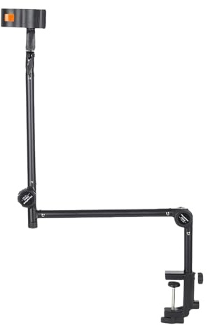 Brazo de micrófono resistente con brida para cables, soporte multifunción para micrófono de mesa, uso simple para estudio en casa