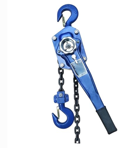 Palanca de elevación de trinquete manual, cabrestante portátil con gancho resistente para elevación, capacidad de 0.75 a 6 toneladas, ideal para construcción y uso industrial