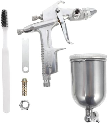 AUTSUPPL Pneumatic Car Paint Sprayer 200ml Air Spray Gun for Auto Body Paint Touch-up Iron Gate Fence Painting Tool