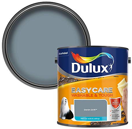 Dulux Easycare Washable & Tough Matt Emulsion Paint - Denim Drift - 2.5L