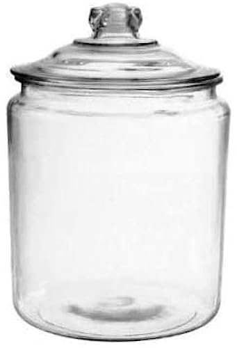 Anchor Hocking Heritage Hill Glass Cookie/Candy Jar (Glass 1/2 Gallon)