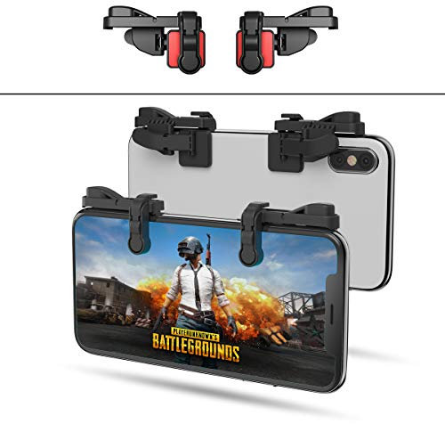 【1 Pair】IFYOO Z108 Mobile Game Controller Gamepad Compatible with PUBG/Fortnitee/Call of Duty, iPhone/Android - Sensitive Shoot and Aim L1R1 Triggers