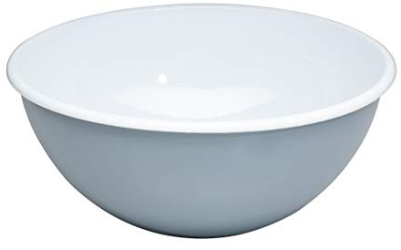 Riess, 0465-065, Obst- und Salatschüssel Ø 26cm, PURE GREY, Vol. (rec.): 3,5 Liter, Made in Österreich, LBH: 27,7x27,7x12,1cm, 0,768kg, Ungiftig, Dauerhaft, Farbecht, Kratzfest, Handgemacht