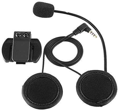 Auriculares Bluetooth, accesorios de micr¨®fono para auriculares Bluetooth con clip para intercomunicador de casco de motocicleta V4/V6