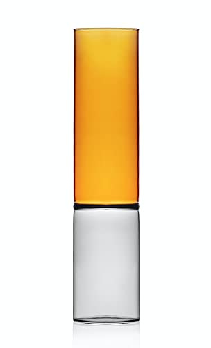 Ichendorf Milano Vase Ambre/Smoke Collection Bambou Couleur