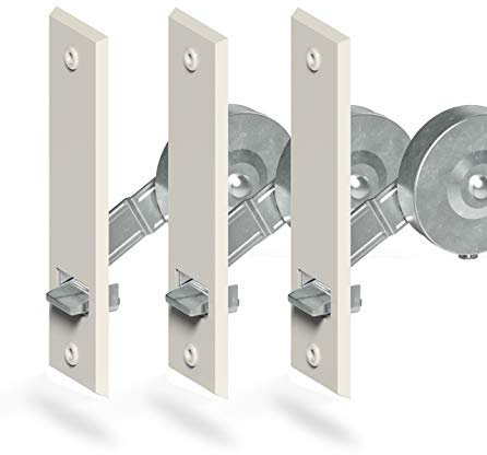 Rolladen Gurtwickler Rolladengurt Aufwickler, Einlasswickler Unterputz für Rollo | Einlassgurtwickler mit Lochabstand 215mm | Rolladengurtwickler für Maxigurt 23mm |3 Stück (ohne Gurt)