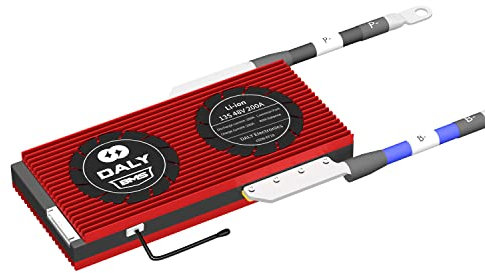 Daly BMS 13S Li-Ion 48V 200A, Placa Protección, para Bateria 18650, Bateria Litio 3.7v, con Equilibrio, NTC, Sobredescarga, Sobrecorriente, para Coche Eléctrico, Coche Turístico