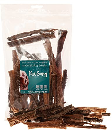 PawGang Lamb Tripe Sticks 200g – Air Dried Natural Dog Treats Healthy Chews | Dehydrated Long Lasting Low Fat Hypoallergenic, Grain Rawhide Free, Small Medium Large, Puppy Teething Weeks, Training, Value