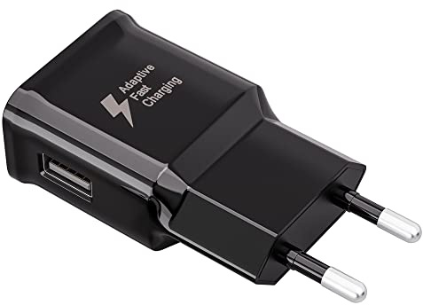 USB Ladegerät Adaptive Fast Charging Netzteil für Samsung Handy, Tablet | Handy 15W Schnellladegerät Stecker für Galaxy S21 S20 S10 S6 S7 S8 S9/Edge/Plus/Active, Note 8 9 für iPhone 11 Pro/X 8/7/6