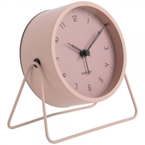 Karlsson [DL] Alarm Clock Stark Iron matt Faded pink -