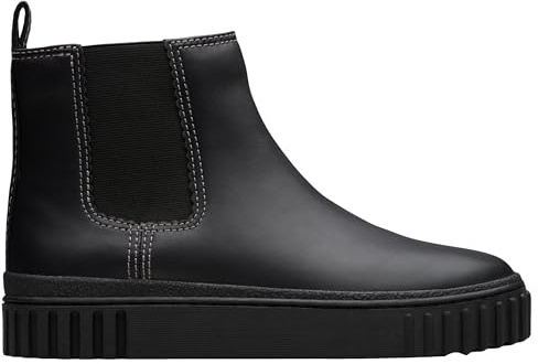 Clarks Mayhill Top Womens Black Leather, 4