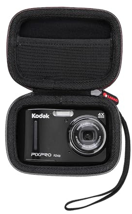 XANAD Tasche für Kodak Pixpro FZ55 F45 Digitalkamera, Mittlere Tasche für kompakte Kameras für 11,3 x 8 x 5 cm Kameras (Schwarz)
