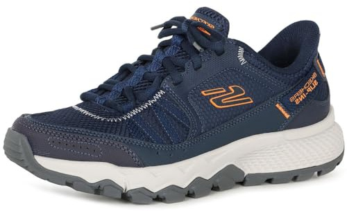 Skechers Chaussures à Enfiler Dynamite at Escapar pour Homme | Slip mains libres, mousse à mémoire de forme refroidie à l'air, coussin de talon, sentier décontracté en plein air, lacets