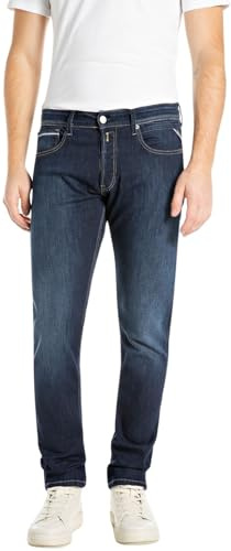 Replay Vaqueros para Hombre, 007 Dark Blue, 31W / 30L