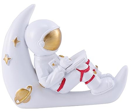 DOITOOL 3D Resin Astronaut Wall Sticker Creative Space Moon Decor Household Socket Protective Cover Cute Astronaut Design Indoor Use