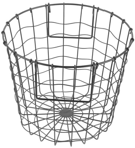 Générique transporteur corbeille feu cube foyer portatif panier rangement panier de rangement box rangement organisateur de bois de chauffage en métal panier de bois de camping le fer Black