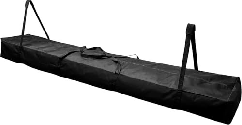 GIONAR 210x30x20cm Tent Pole Storage Bag-600D Oxford Cloth Pouch - Waterproof Rod Container Oversize- Large Capacity Organizer with Padded Handles and Dual Zipper-Portable Long Canopy Pole Bag