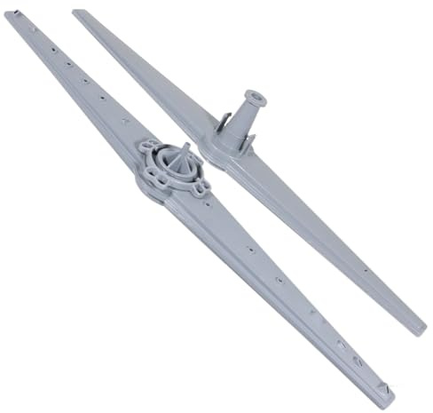SPARES2GO Upper and Lower Spray Arm for Sharp QWC12F QWD492 QWF471 QWG472 QWGT13 Dishwasher