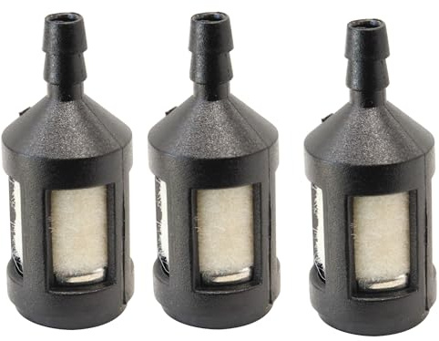 SECURA 3x Benzinfilter Kraftstofffilter kompatibel mit Husqvarna M-ZT61 96717700700 (2013-09) Rasentraktor