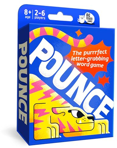 Big Potato Pounce: The Purrrfect Letter Grabbing Card Game | Best New Game 2026 | Perfect for Game Nights, Kids, Teens and Adults | Players 2-6, Age 8+