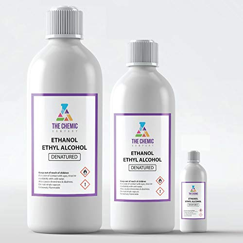 ETHANOL Denatured Alcohol, Ethyl Alcohol - 100ML, 300ML, 1L, 5L, ALL SIZES (100ML)