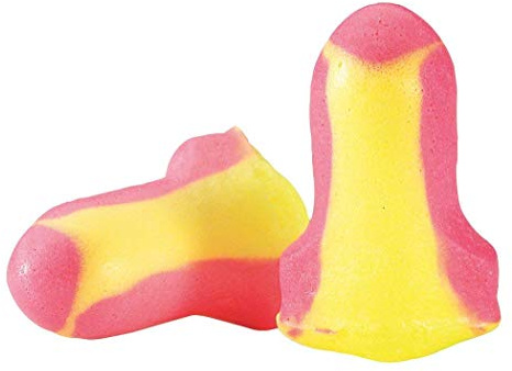 Howard Leight by Honeywell - R-01204 Laser Lite High Visibility Disposable Foam Earplugs, Pack of 1 (50 Pairs),Yellow