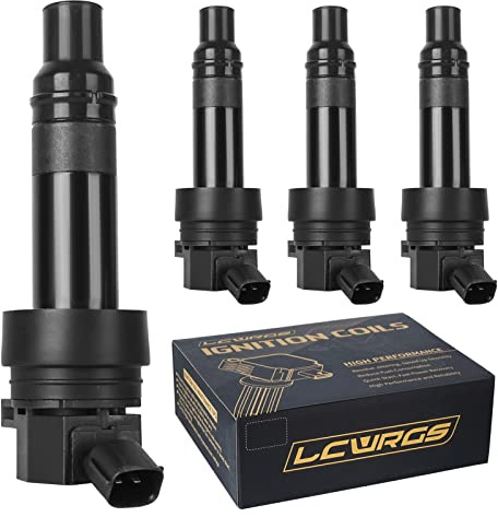 Ignition Coil Packs of 4 Fits for L4 1.6L 2012 2013 2014 2015 2016 2017 Kia Rio Soul Hyundai Accent Veloster 1.6 Coils Replaces# UF652 C1803