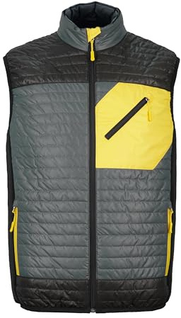 AAA Ambick Chalecos para hombre - Chaleco de golf ligero para hombre, chaleco acolchado plegable, chaleco sin mangas resistente al viento para correr, senderismo y equitación (2XL)