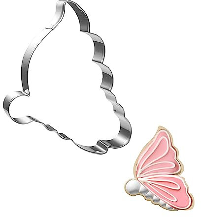 Ausstechformen-Set mit seitlichem Schmetterling, 9,9 cm, Schmetterling, Keksausstecher, Fondant-Formen