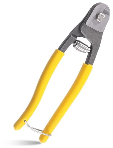 Mardatt 20,3 cm robuste Kabeldrahtschneider, Edelstahl-Drahtseilschneider, Drahtseilschneider, Werkzeug für Kabeldeckgeländer, Decks, Drahtdichtungen