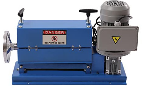 Electric Cable Stripper Wire Stripping Machine Portable Powered Wire Stripper Machine Automatic Wire Stripping Tool Industrial Application for Recycling Copper Wire 370W, 65 ft/min, 1.5mm-38mm