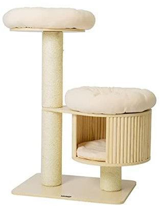 PIPONS Katzenbaum Kratzbaum Katzenkletterbaum Kratzbaumhaus Kratzspielzeug Für Kätzchen Activity Tower Cat Condo Mit Sitzstangen katzenkratzbaum