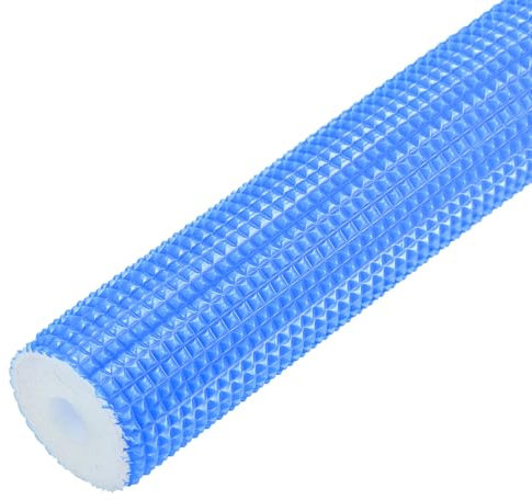 PATIKIL Tubo Isolante per Tubi da 9mm ID x 10mm T x 1.8m, Guaina Isolante in Schiuma Antiscivolo per Condizionatori d'Aria e Tubi Dell'Acqua, Blu, Bianco