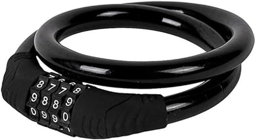 4-Digit Combination Bicycle Lock 65cm for High Security for Bicycles, Mountain Bike, Scooter, E-Bike and Other Outdoor Accessories