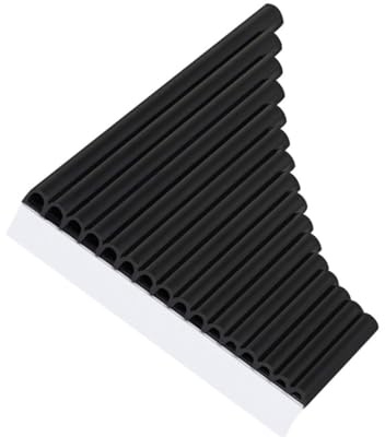 BESTonZON Professionelle Panflöte C-tonlage Aus Robustem Resin Tragbares Traditionelles Blasinstrument Für Anfänger Und Schüler Leichtes Schwarzes Pfeifenset Für Musikübungen Und Geschenk