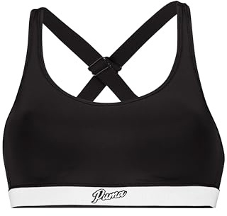 Puma kvinnor sport vadderad topp 1P, svart, L