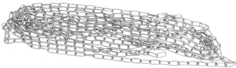 PLAFOPE 2 5 Mm Dicke Silberne Kettenglieder 7 M Einfach Zu Installieren Sicherheitsbarrierekette Zeigt