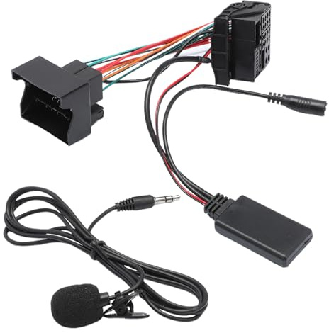 Anlseiod Bluetooth till 5.0 ljudadapter med mikrofon för BMW Z4 E85/E86 X3 E83 Mini Cooper R50 S R53 JCW Bluetooth-kabel